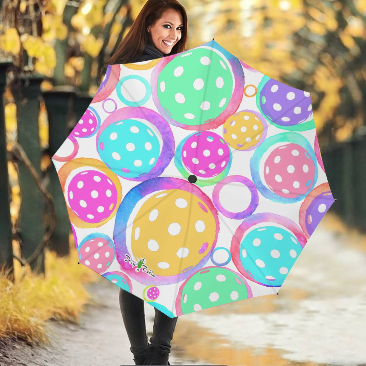 Dizzy Pickle Emily Pickleball Automatic Button Release Umbrella