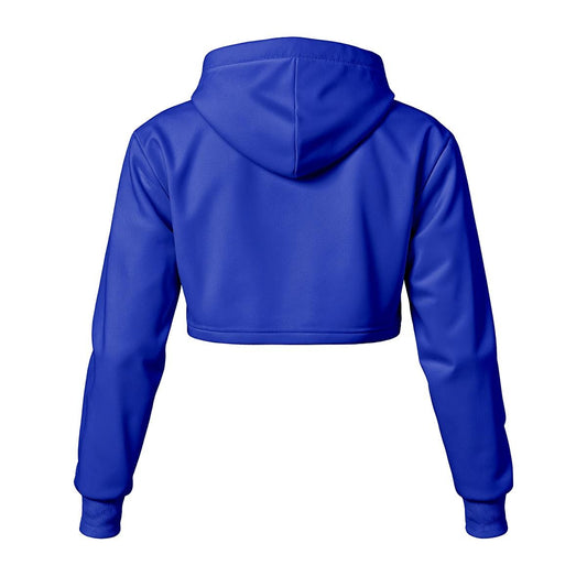 Dizzy Pickle Women's Pickleball Cropped Hoodie - Prussian Blue