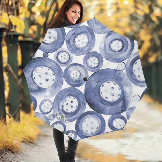 Dizzy Pickle Heidi BW Pickleball Automatic Button Release Umbrella