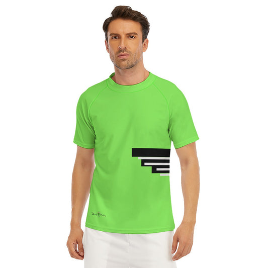 MEDIUM - UNLIMITED - Men's Pickleball Fitted T-Shirt by Dizzy Pickle