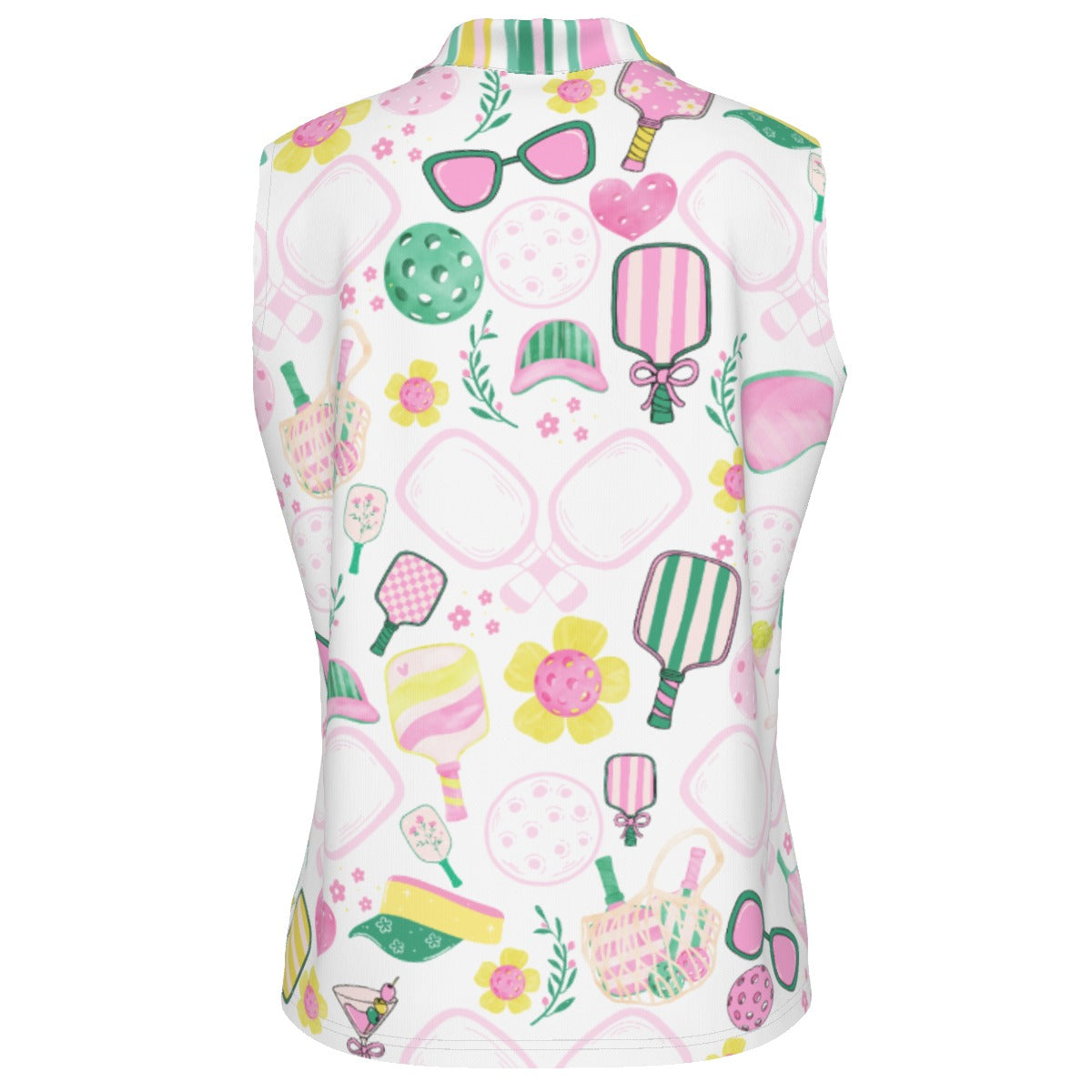 Dizzy Pickle Becky Main Women's Pickleball Sleeveless Polo Shirt
