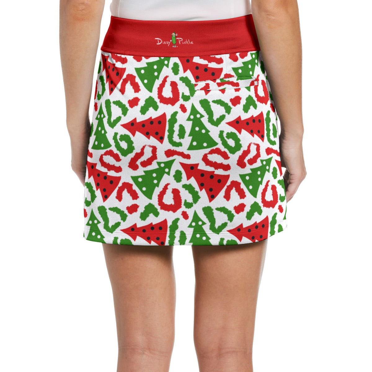 Dizzy Pickle Christmas Spectacular Women's 17" Performance Pickleball Skort with Inner Shorts