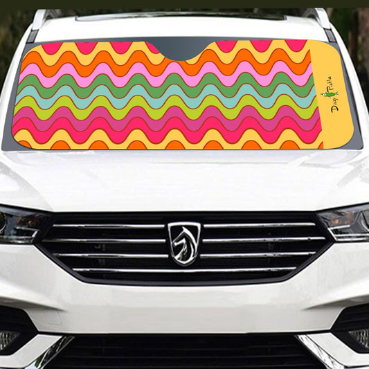 Dizzy Pickle Hannah Waves Pickleball Windshield Sunshade