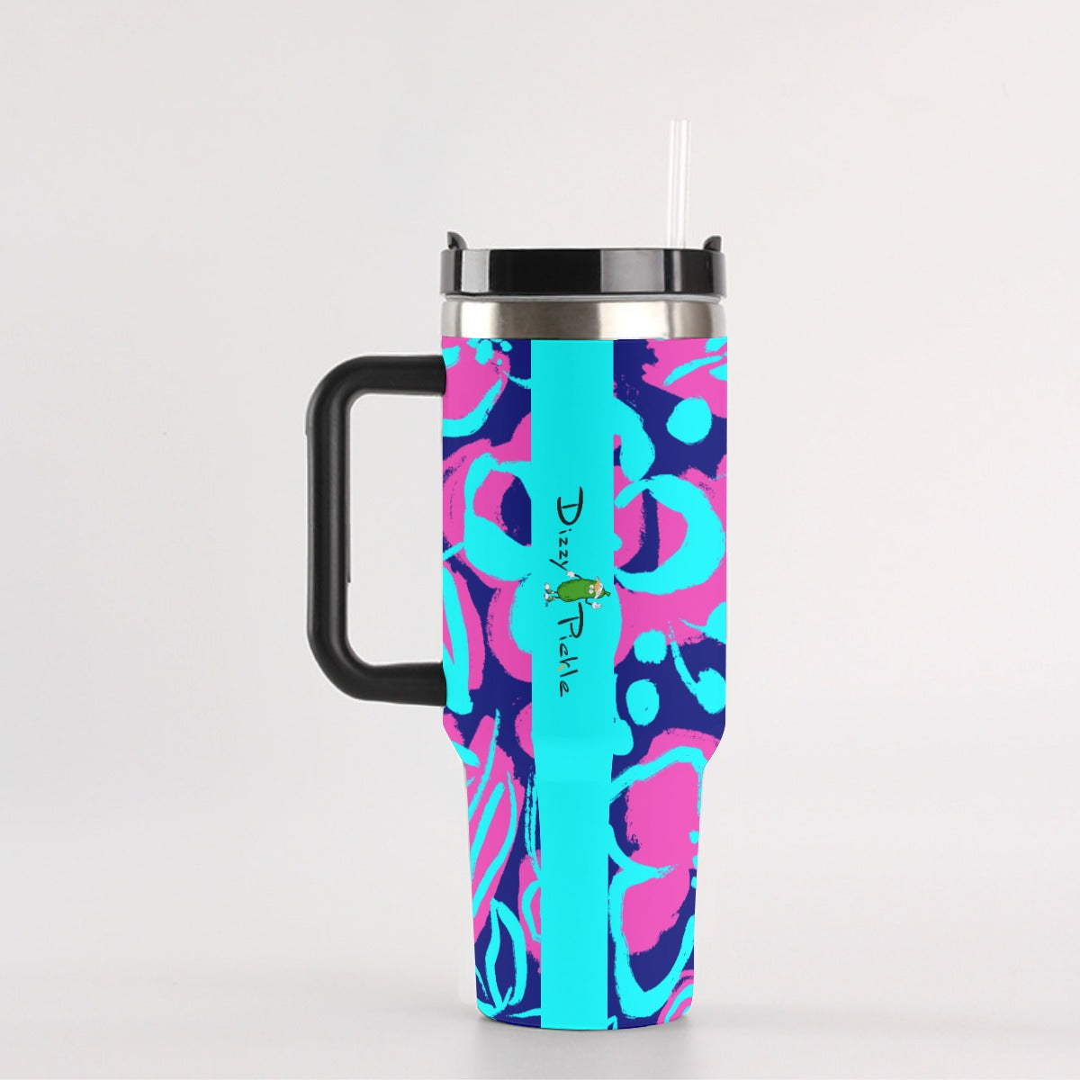 Dizzy Pickle Lesia BBP 40 oz. Mega Pickleball Insulated Tumbler with Handle