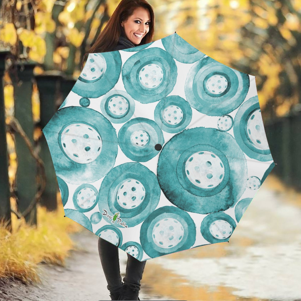 Dizzy Pickle Heidi TW Pickleball Automatic Button Release Umbrella