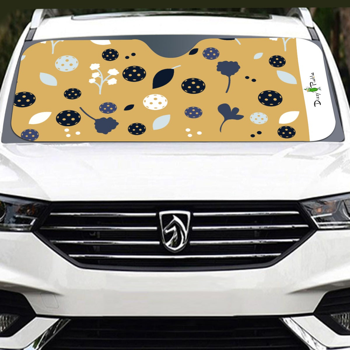 Dizzy Pickle Lesley Gold Pickleball Windshield Sunshade