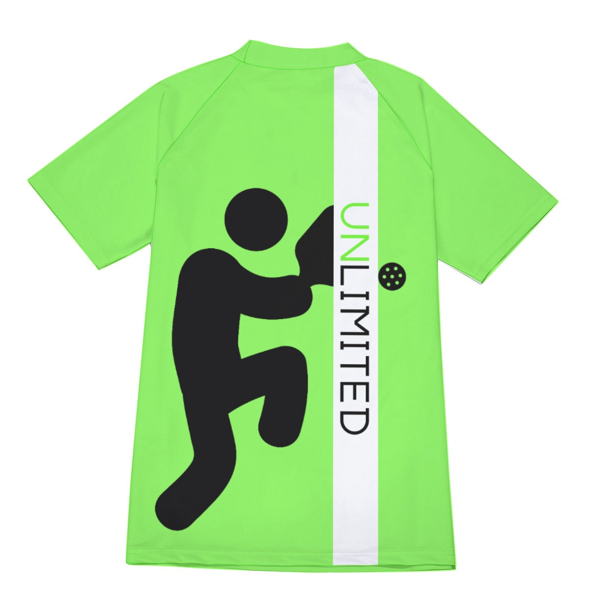 MEDIUM - UNLIMITED - Men's Pickleball Fitted T-Shirt by Dizzy Pickle