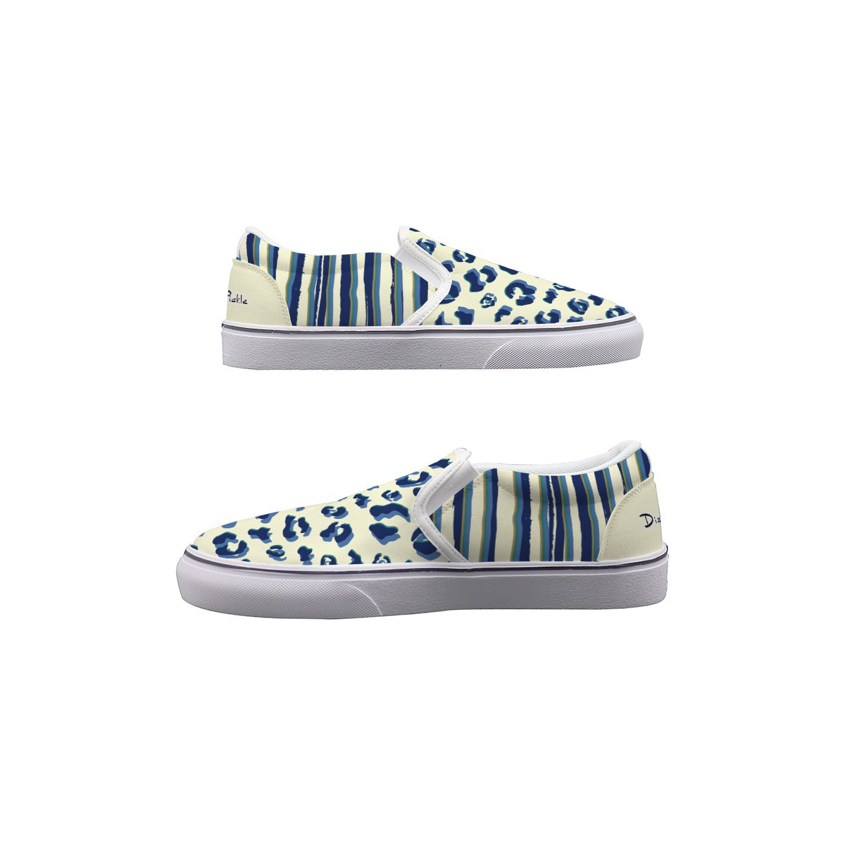 Dizzy Pickle Anne Animal Print Women's Casual Slip-On Canvas Shoes
