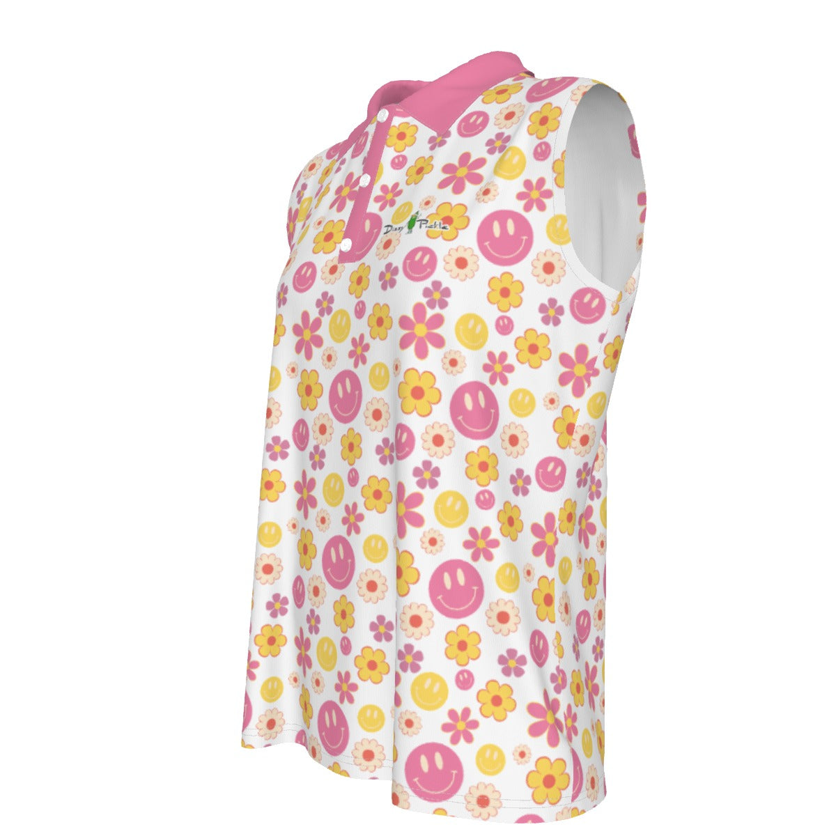 Dizzy Pickle Joy Main Women's Pickleball Sleeveless Polo Shirt