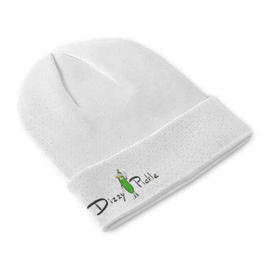 Dizzy Pickle DZY P Classic White Unisex Knitted Beanie