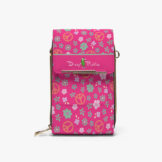 Dizzy Pickle Hope Rose Women's Pickleball Mobile Phone Crossbody Bag