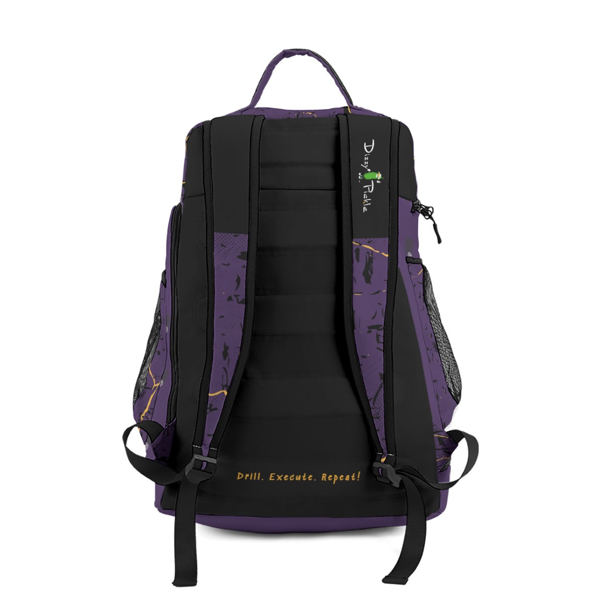 Dizzy Pickle Lynne Purple Large Courtside Pickleball Multi-Compartment Backpack with Adjustable Straps