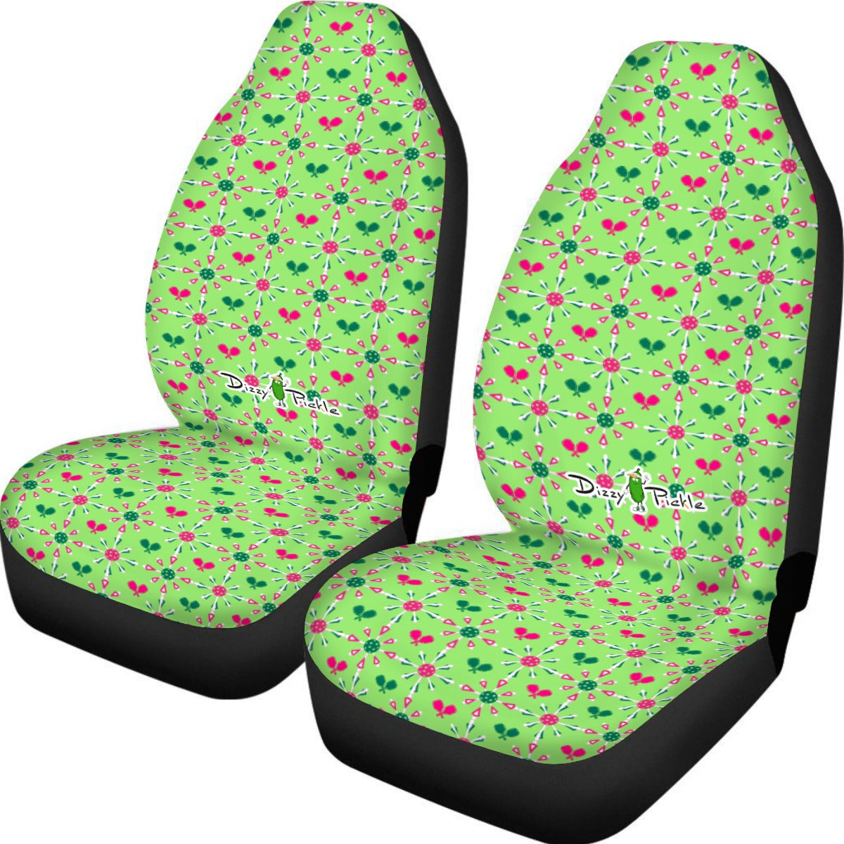 Dizzy Pickle Penny Mini Paddles and Balls PG Universal Car Seat Cover (Includes a pair of seat covers.)