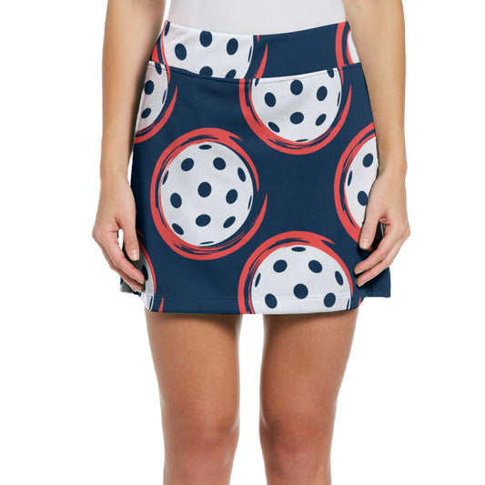 Dizzy Pickle Van Main Swirls Women's 17" Performance Pickleball Skort and Inner Shorts