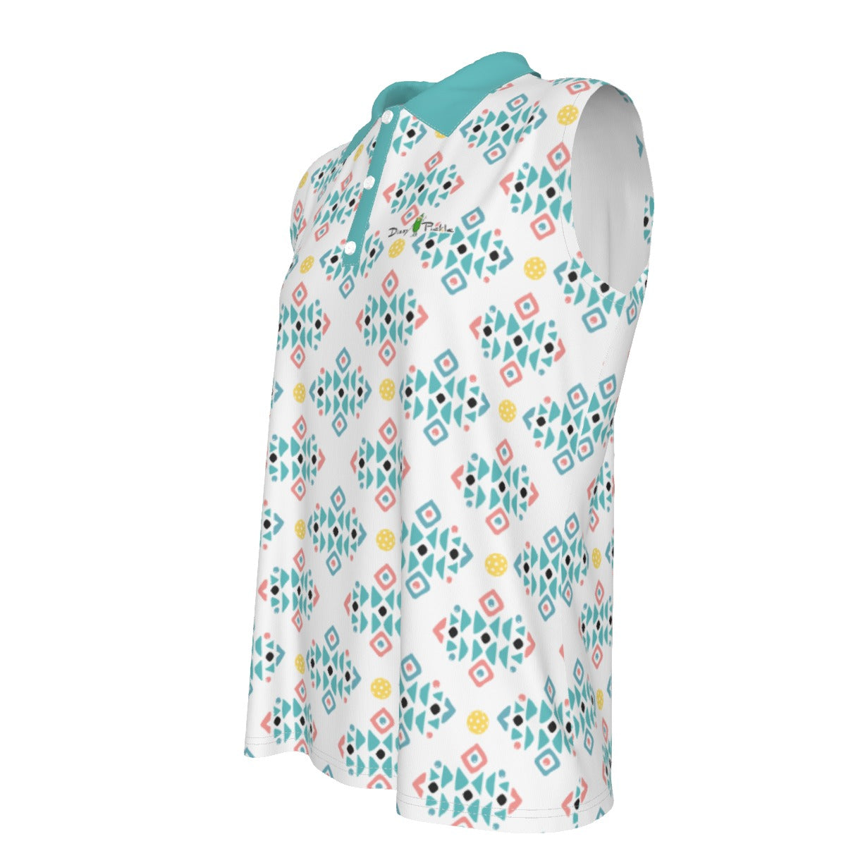Dizzy Pickle Karen PP Women's Pickleball Sleeveless Polo Shirt