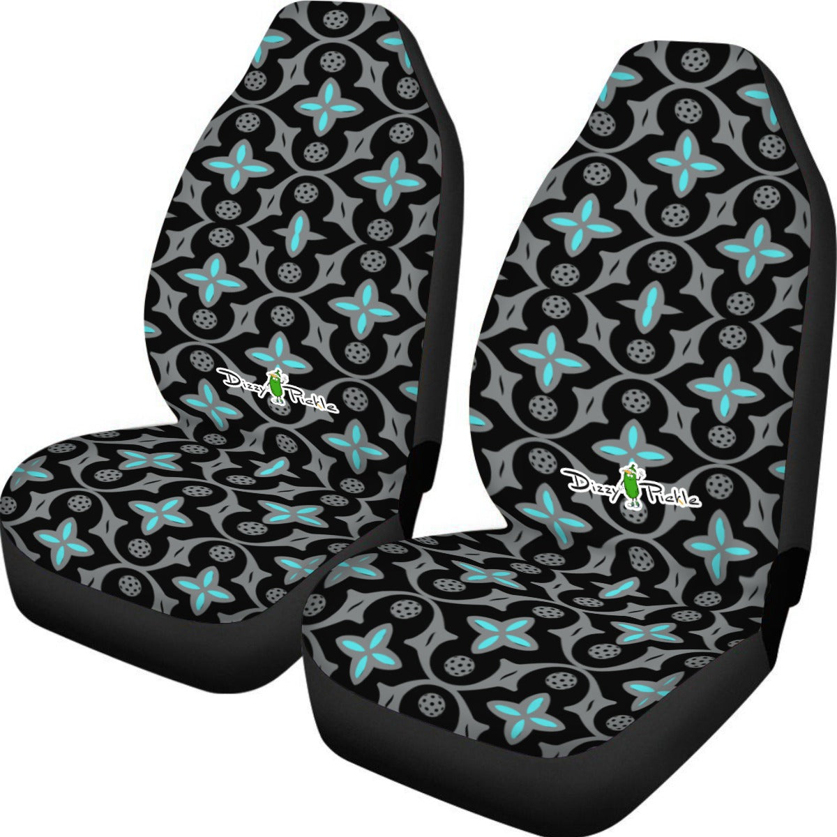 Dizzy Pickle Shelby Black Universal Car Seat Cover (Includes a pair of seat covers.)