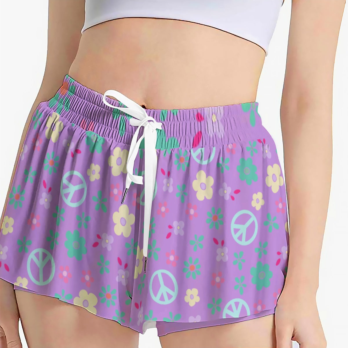 Dizzy Pickle Hope Lavender Women's Pickleball Sport Culottes with Pockets