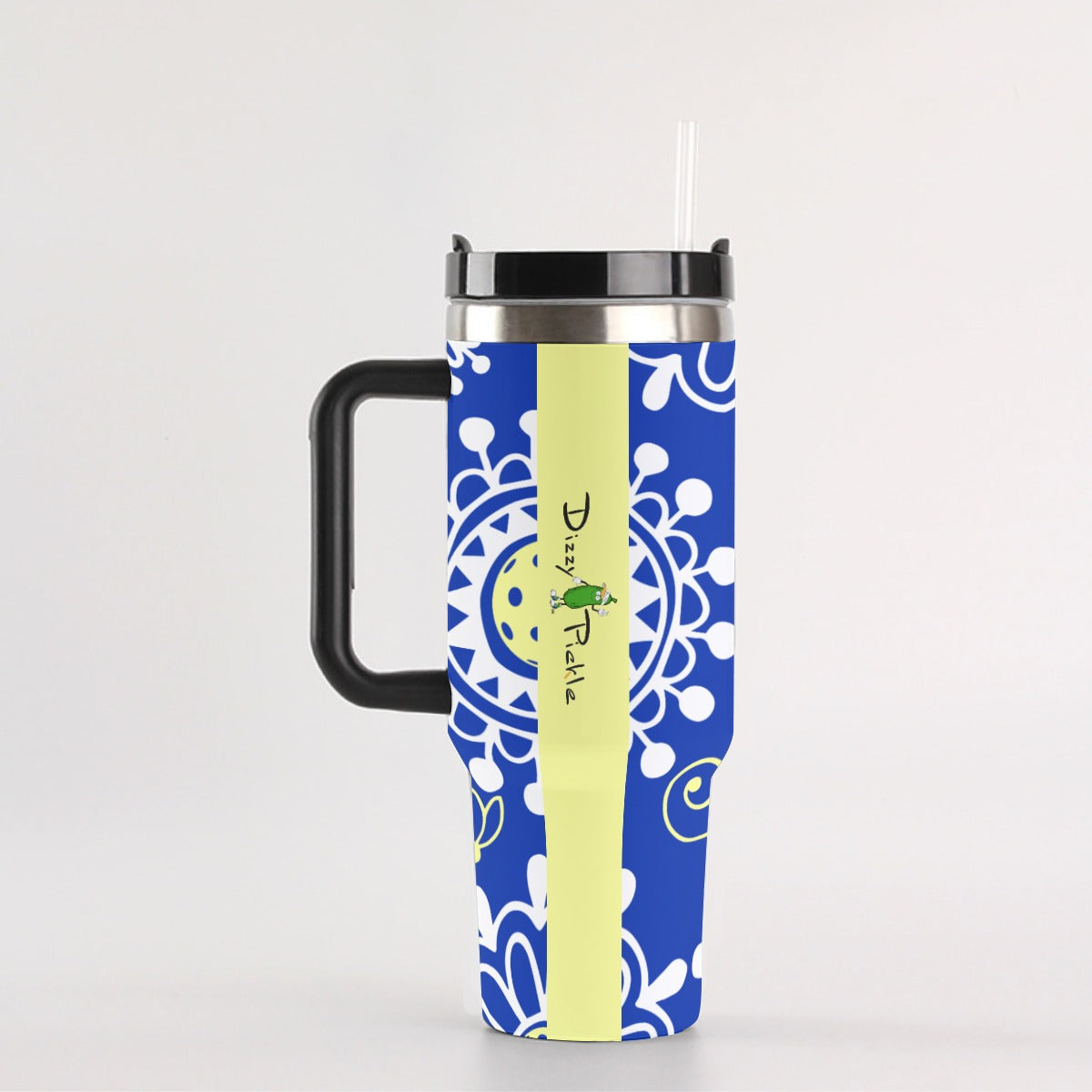 Dizzy Pickle Coming Up Daisies BY 40 oz. Mega Pickleball Insulated Tumbler with Handle