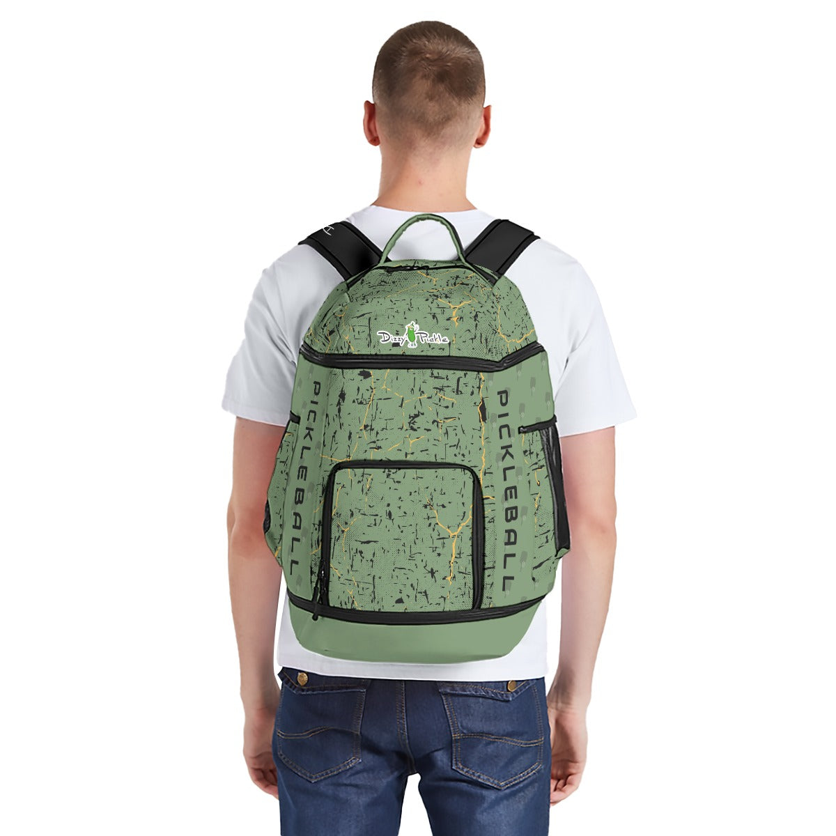 Dizzy Pickle Lynne Sage Large Courtside Pickleball Multi-Compartment Backpack with Adjustable Straps