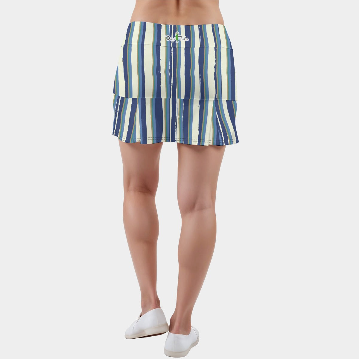 Dizzy Pickle Anne Stripes Women's 15" Classic Pickleball Skort with Shorts