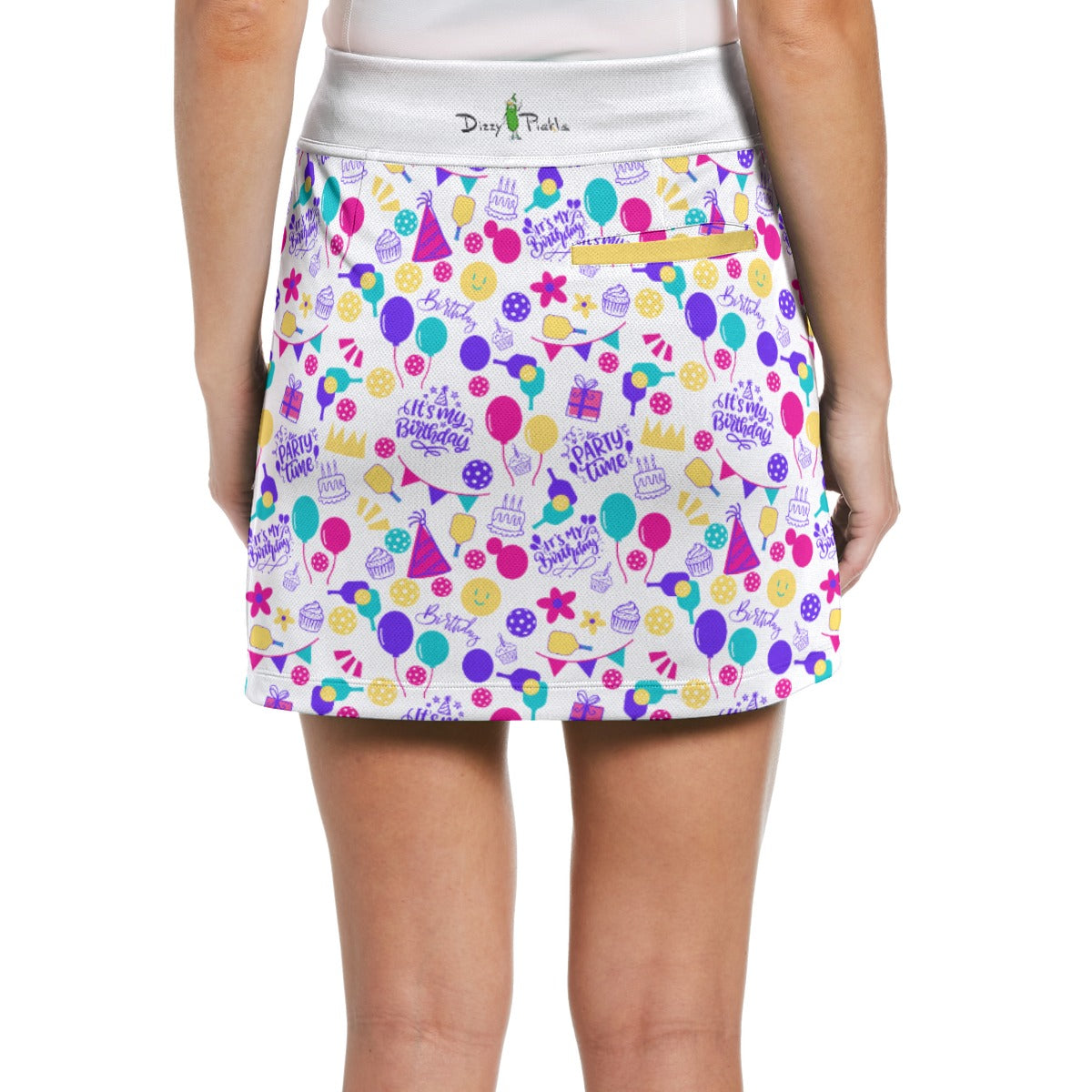 Dizzy Pickle Make Your Wish Women's 17" Performance Pickleball Skort with Inner Shorts