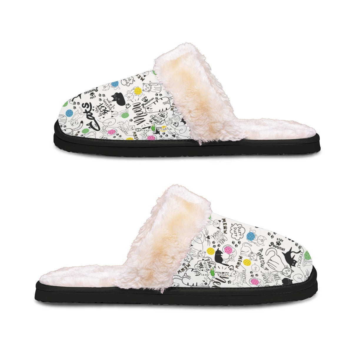 Dizzy Pickle Sassy Women's Pickleball Plush Slippers