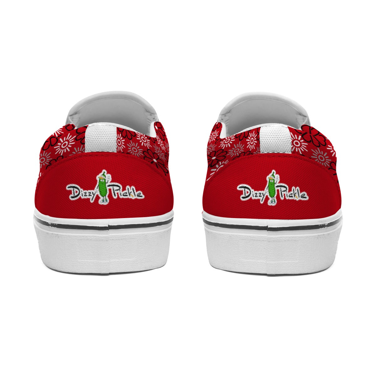 Dizzy Pickle April Red Women's Casual Slip-On Canvas Shoes