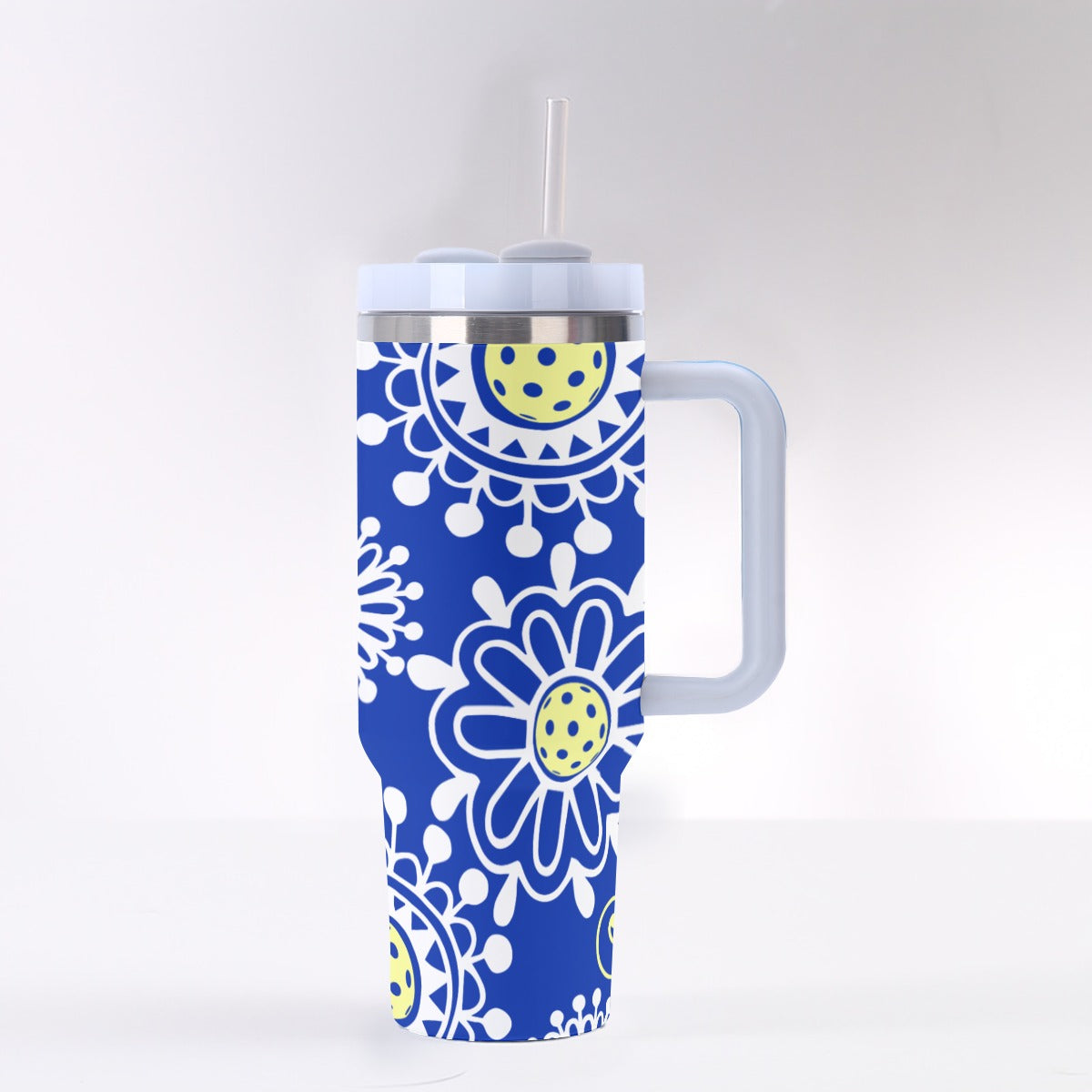 Dizzy Pickle Coming Up Daisies BY 40 oz. Mega Pickleball Insulated Tumbler with Handle