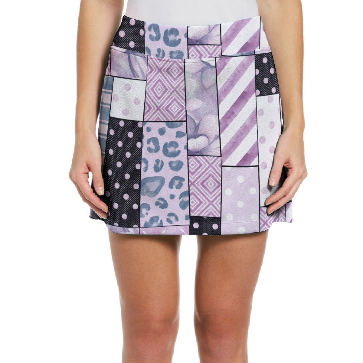 Dizzy Pickle Laura Patches Women's 17" Performance Pickleball Skort and Inner Shorts