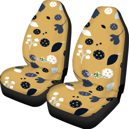 Dizzy Pickle Lesley Gold Universal Car Seat Cover (Includes a pair of seat covers.)