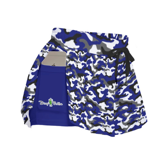 Dizzy Pickle Jan Royal Blue  Women's Pickleball Sport Culottes with Pockets