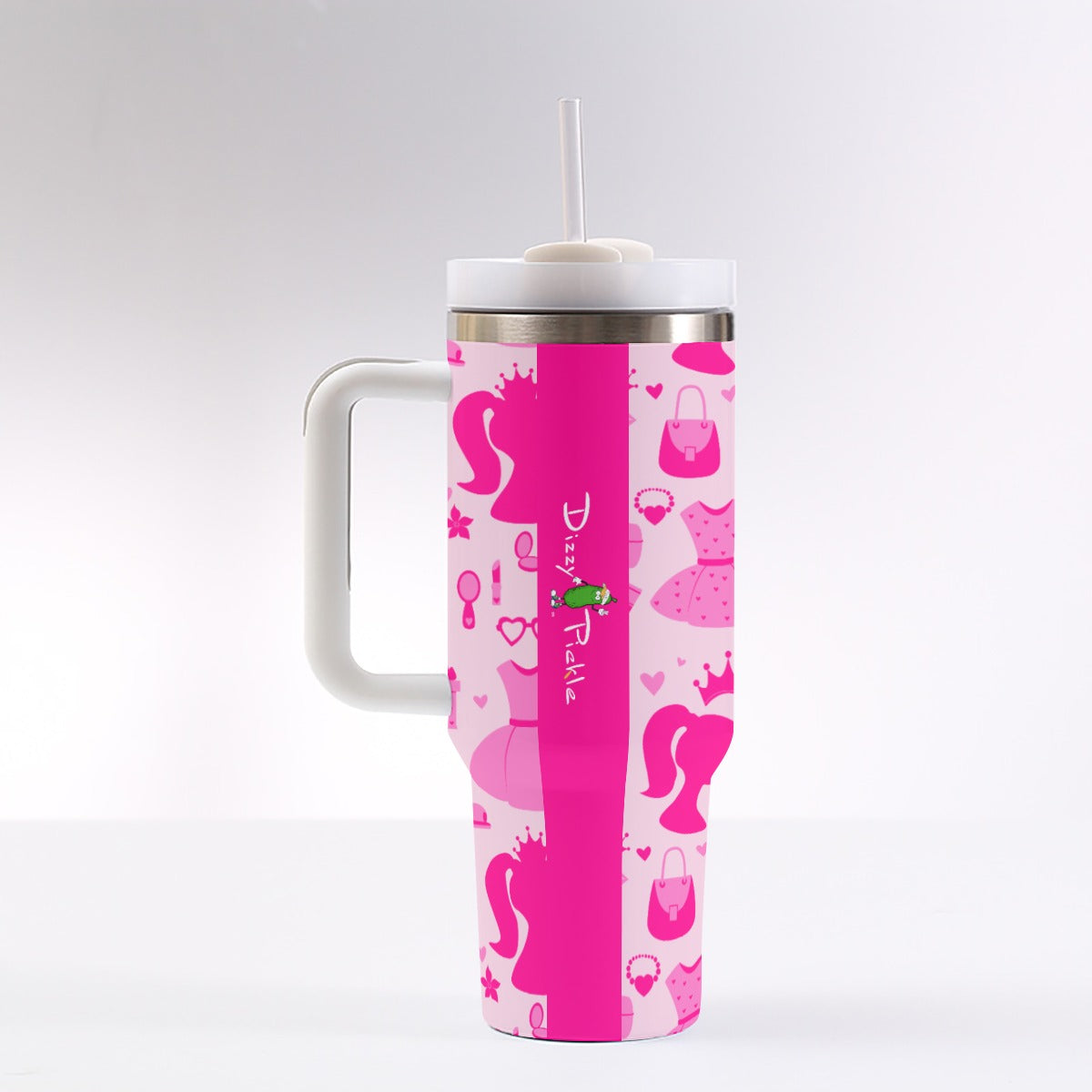 Dizzy Pickle Avery It's A Girl Thing 40 oz. Mega Pickleball Insulated Tumbler with Handle