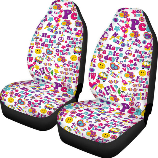 Dizzy Pickle Jenny Universal Car Seat Cover (Includes a pair of seat covers.)