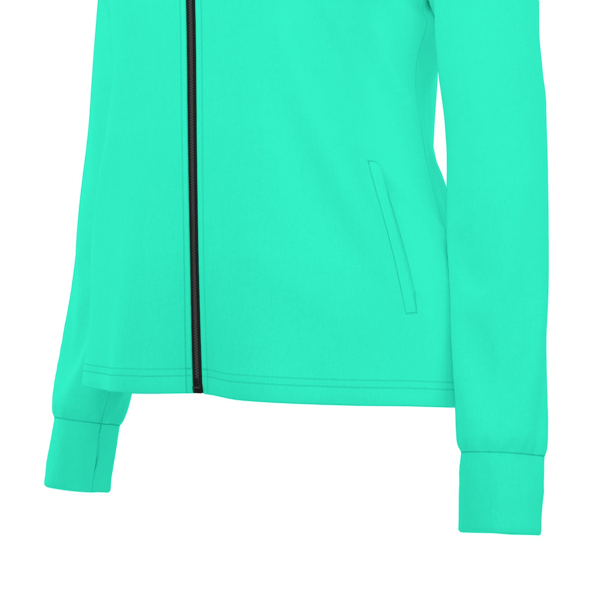 Dizzy Pickle DZY P Classic Aqua Women's Pickleball Long Sleeve Thumbhole Jacket