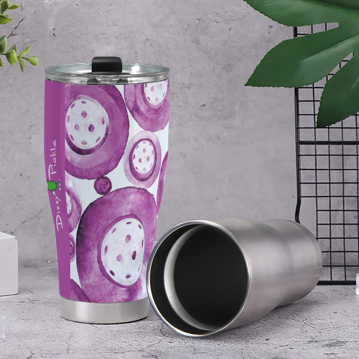 Dizzy Pickle Heidi MW Main Pickleball 30oz Insulated Tumbler 3.94"x7.87"x2.95"