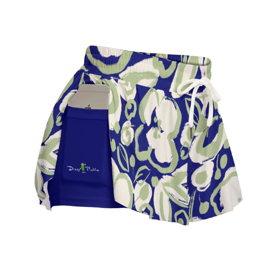 Dizzy Pickle Lesia BSC Blooms Women's Pickleball Sport Culottes with Pockets