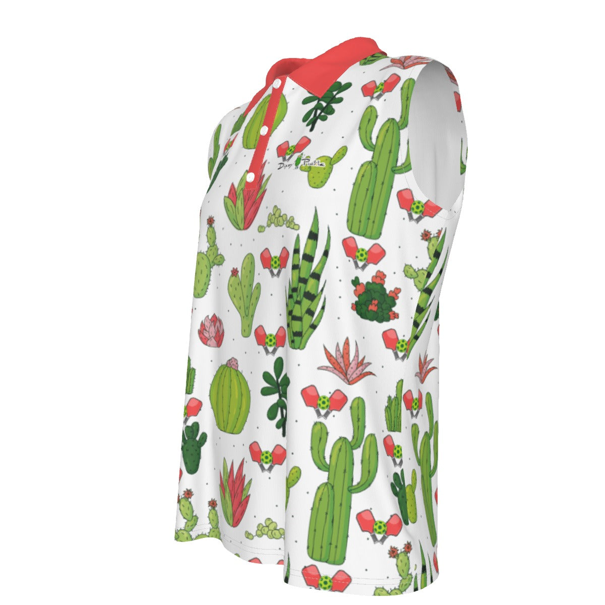 Dizzy Pickle Tammy Women's Pickleball Sleeveless Polo Shirt