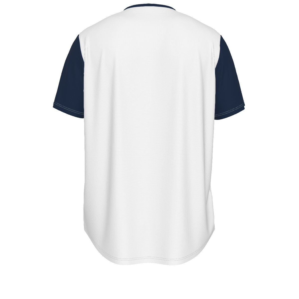 2X-LARGE DZY P Classic - White/Navy - Men's Short Sleeve Rounded Hem by Dizzy Pickle