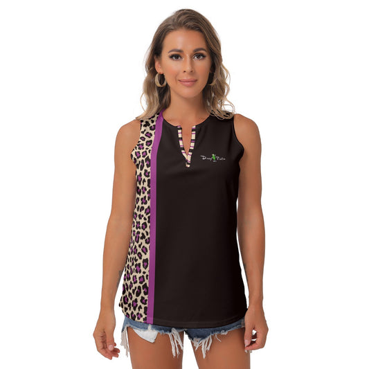 Dizzy Pickle Amber BPB Women's Pickleball Sleeveless V-Neck Top