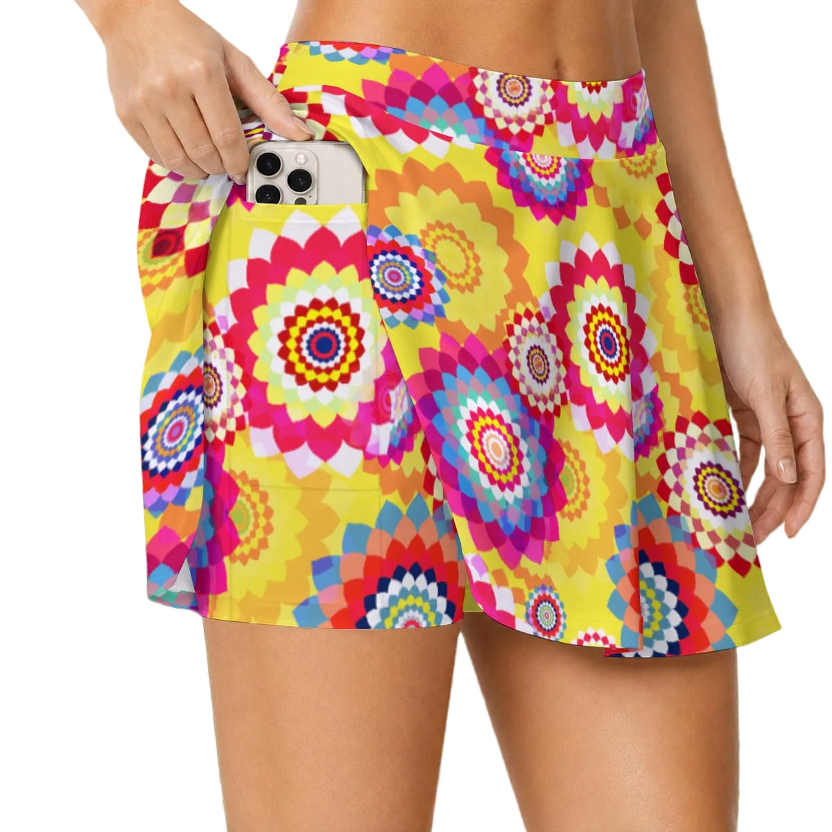 Dizzy Pickle Hannah Blooms Women's (16" - 17") Active A-Line Swing Pickleball Skort