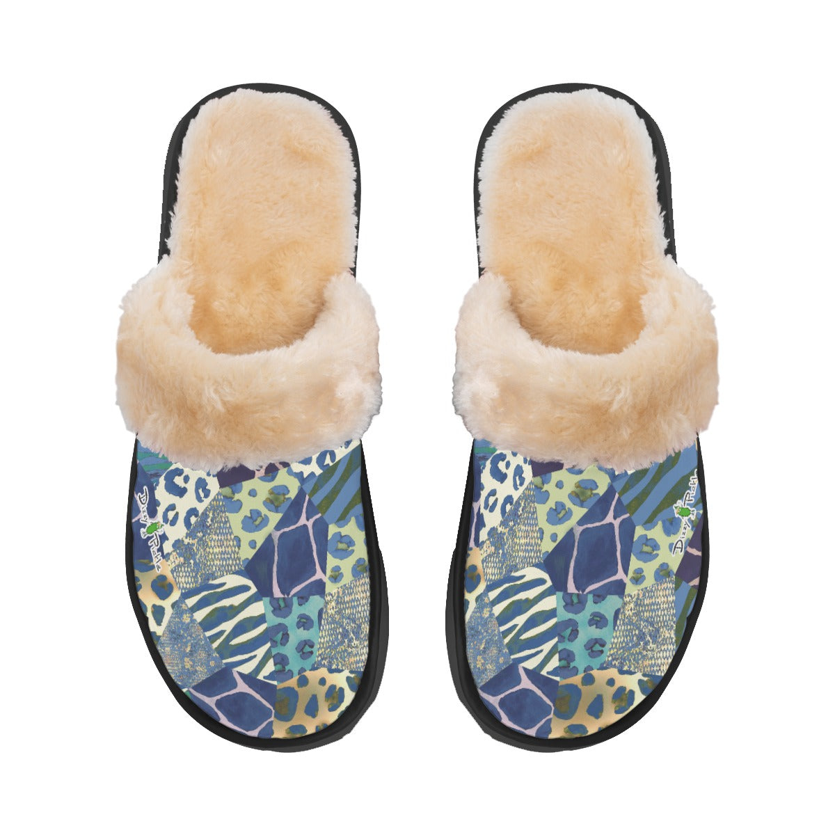 Dizzy Pickle Anne Gone Wild Women's Pickleball Plush Slippers