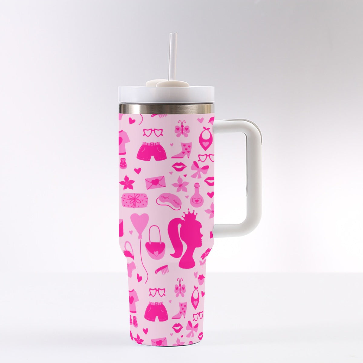 Dizzy Pickle Avery It's A Girl Thing 40 oz. Mega Pickleball Insulated Tumbler with Handle