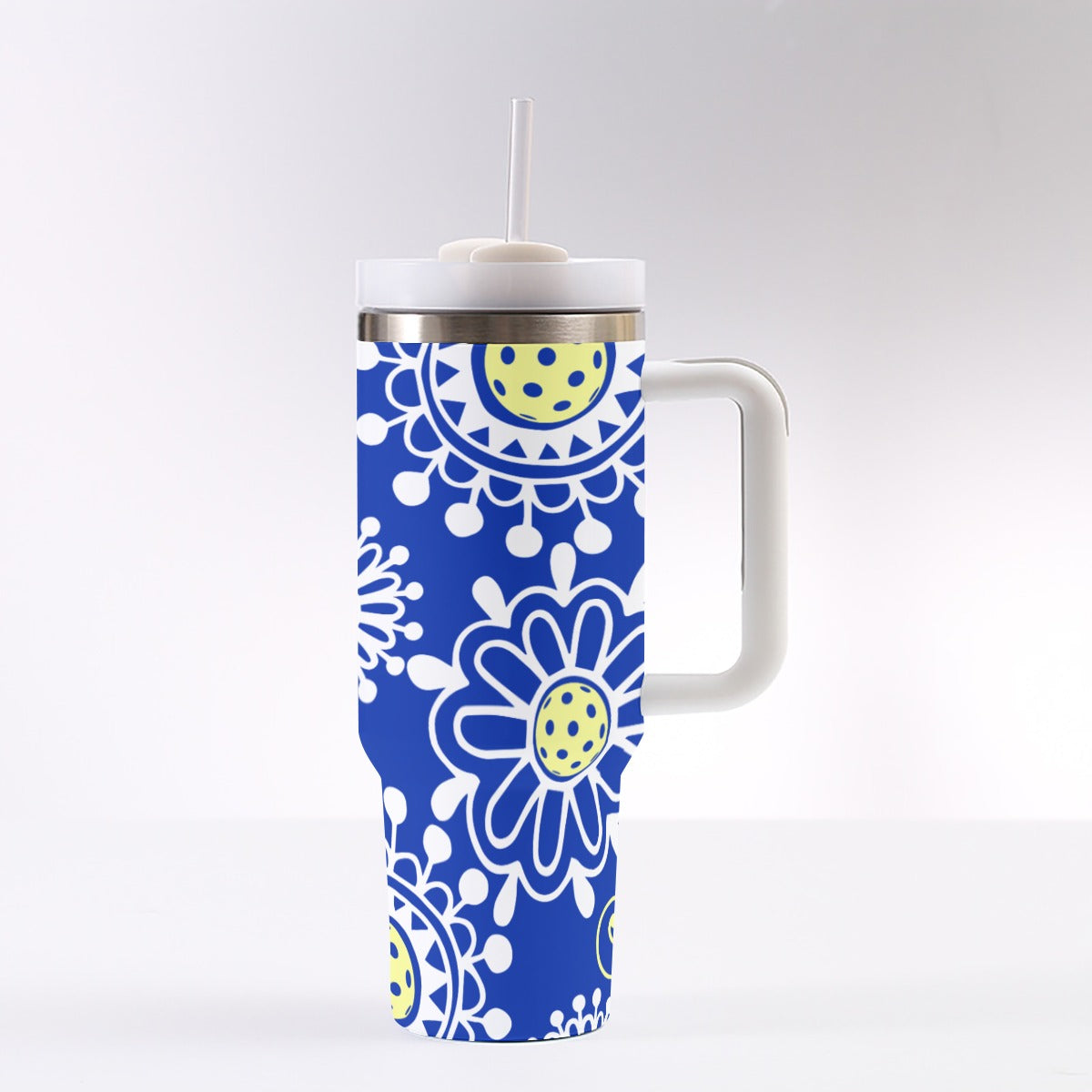 Dizzy Pickle Coming Up Daisies BY 40 oz. Mega Pickleball Insulated Tumbler with Handle