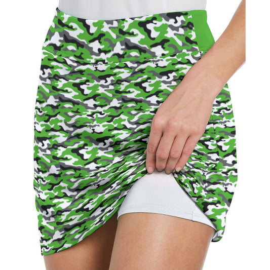 Dizzy Pickle Jan Green Women's 17" Performance Pickleball Skort with Inner Shorts