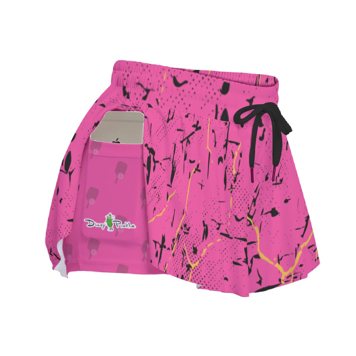 Dizzy Pickle Lynne Pink Women's Pickleball Sport Culottes with Pockets