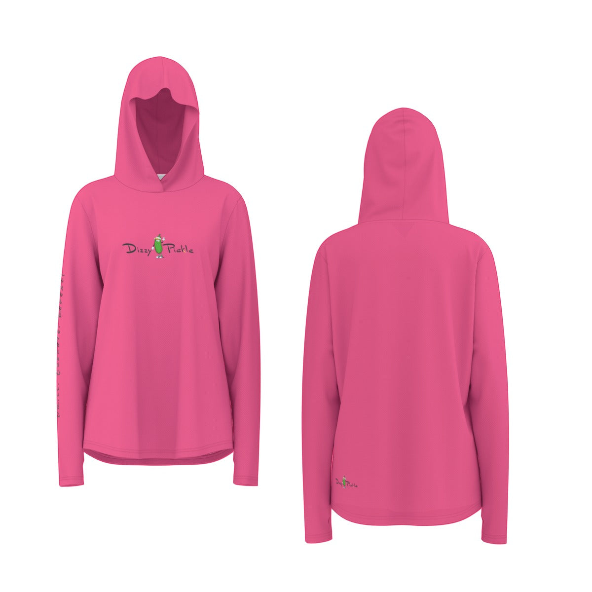 Dizzy Pickle Courtney Rose Women's Pickleball Sunscreen Sports Hoodie with Thumb Holes