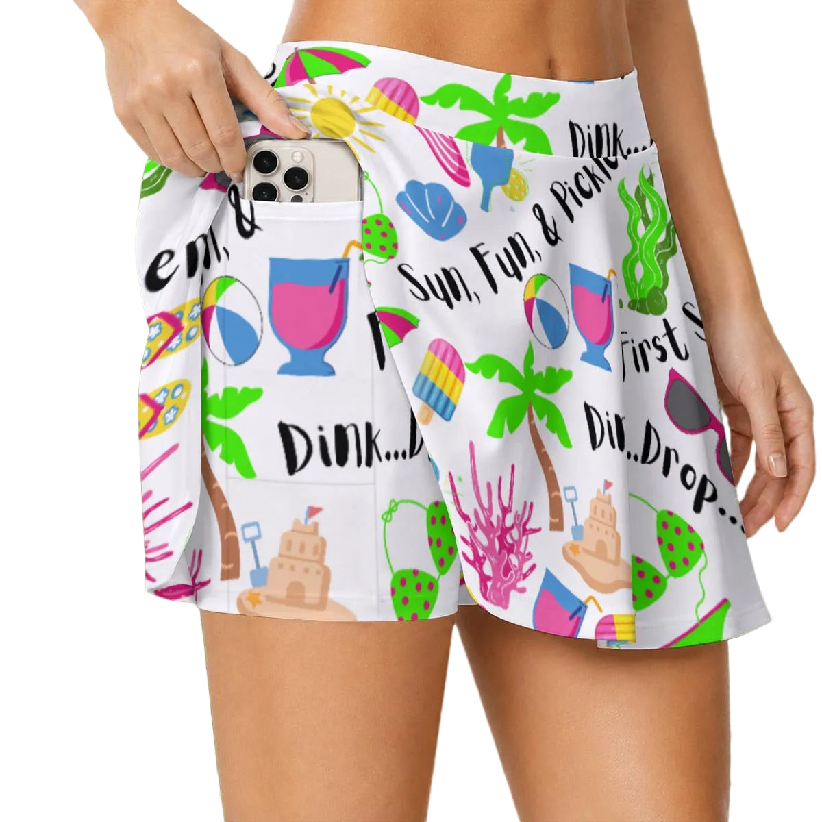 Dizzy Pickle Julie Women's (16" - 17") Active A-Line Swing Pickleball Skort