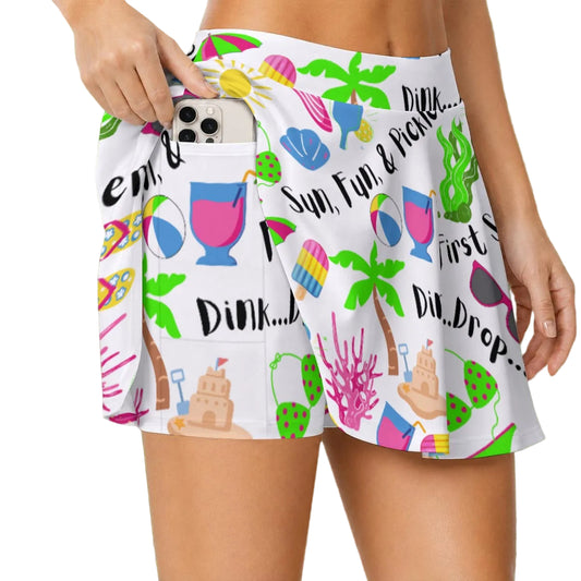 Dizzy Pickle Julie Women's (16" - 17") Active A-Line Swing Pickleball Skort