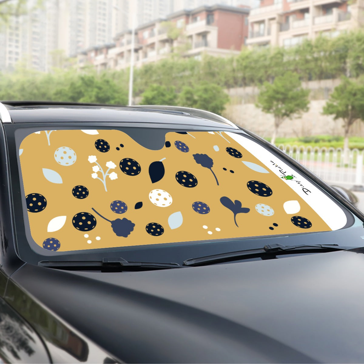 Dizzy Pickle Lesley Gold Pickleball Windshield Sunshade