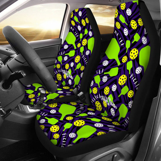 Dizzy Pickle Dinking Diva BG Universal Car Seat Cover (Includes a pair of seat covers.)